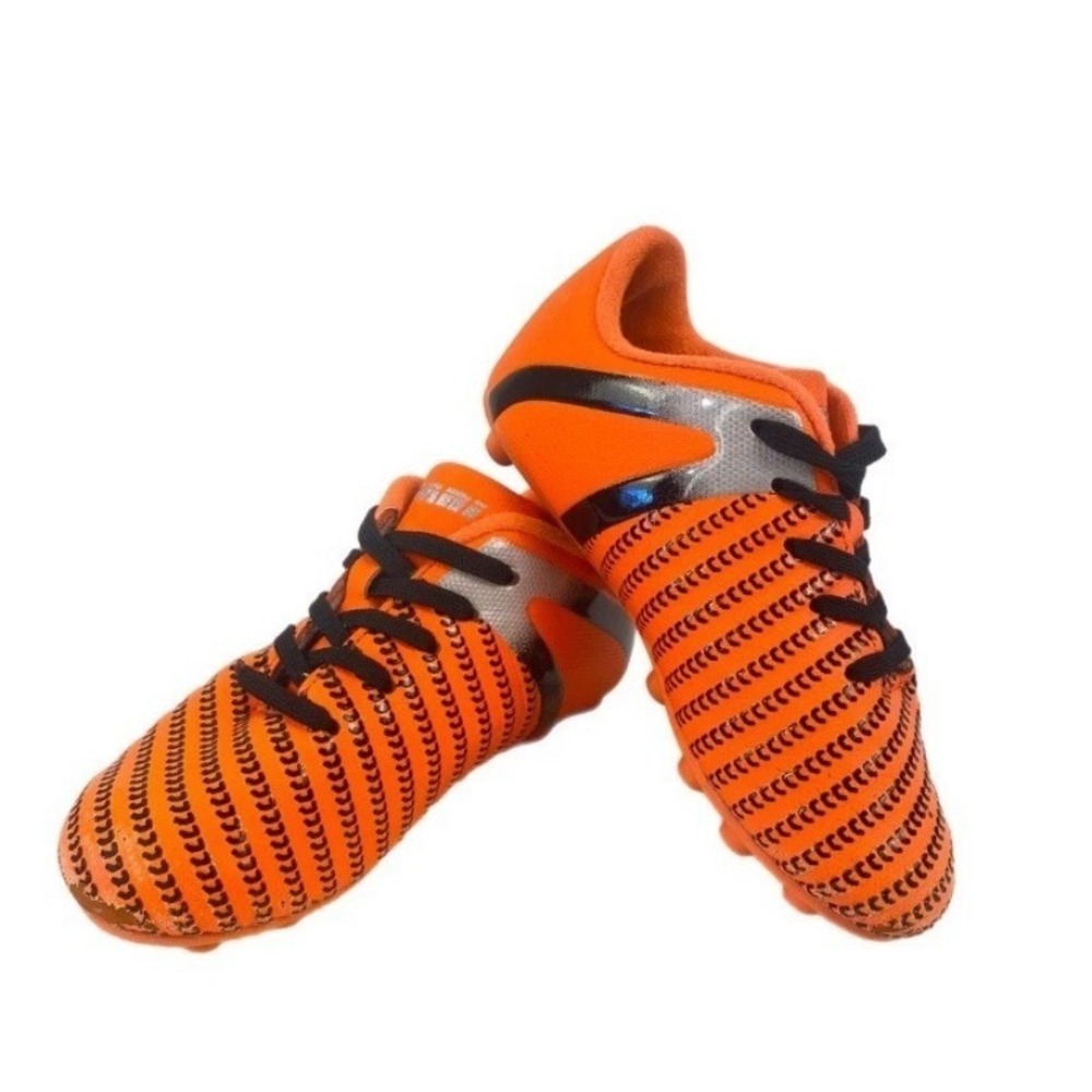Vizari Impact FG Soccer Cleats Orange Black Youth Size 9.5C VZSE93361Y